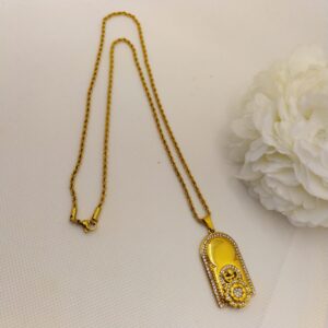 Collier bab mensour chaîne langue