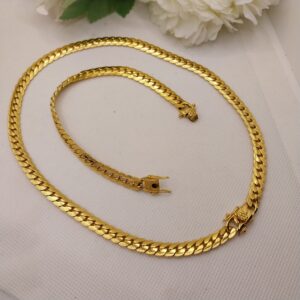 colier gourmette ras de cou